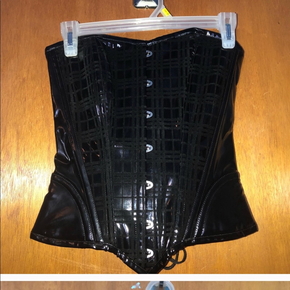 Living Dead Souls NWT Goth Corset Waist Trainer